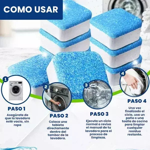PACK PASTILLAS LIMPIEZA DE LAVARROPAS