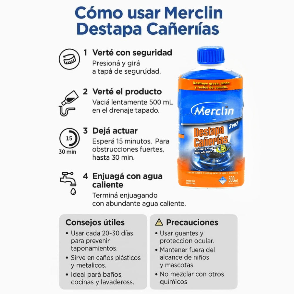 DESTAPA CAÑERIAS MERCLIN