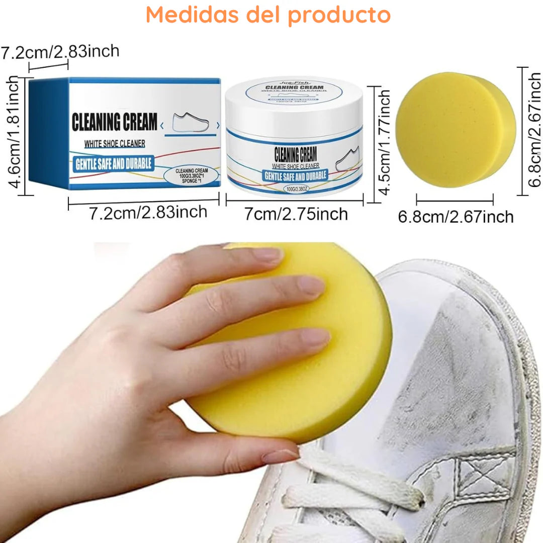 CREMA LIMPIADORA MULTIFUNCIONAL PARA ZAPATILLAS